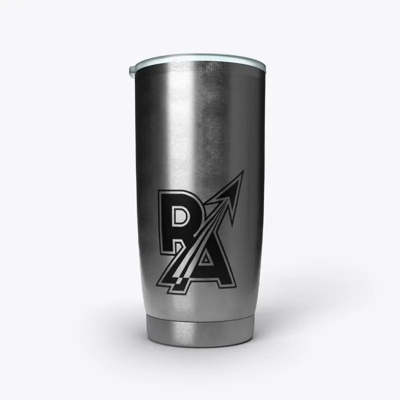 Black Logo Coffee Tumbler